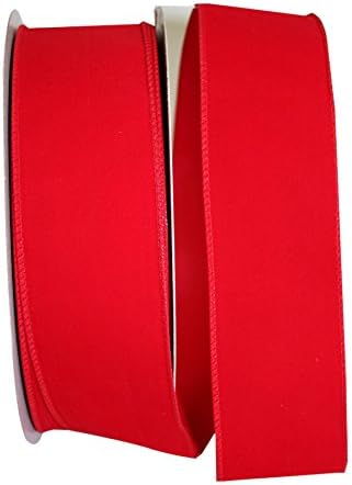 Reliant Ribbon 99675W-065-40K Vlvt Desire 2 We-see 92270w-065-40k Ribbon, 50yds, Red