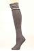 Blazin Roxx Women's Grey Sparkle Knee-High Socks