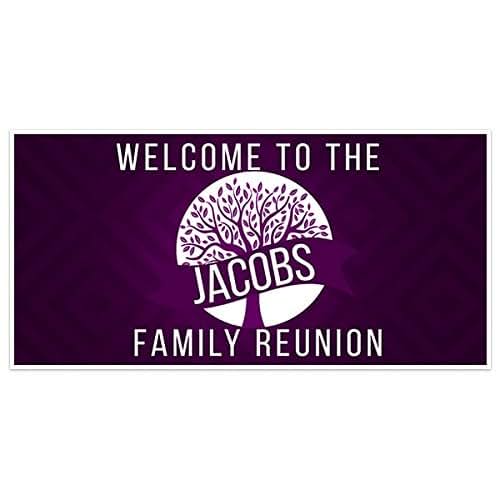 Amazon com Purple Tree Family Reunion Banner Personalized 