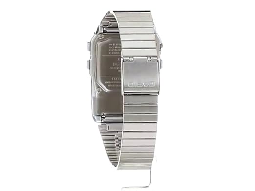 casio men's silver tone 25 memory calculator databank watch