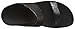 FitFlop Women's Lulu Shimmersuede Slide Sandal, Black, 8 M US