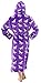 Burklett Womens Robe Hooded Printed Flannel Fleece Bathrobe for Women with Pockets,Unicorns