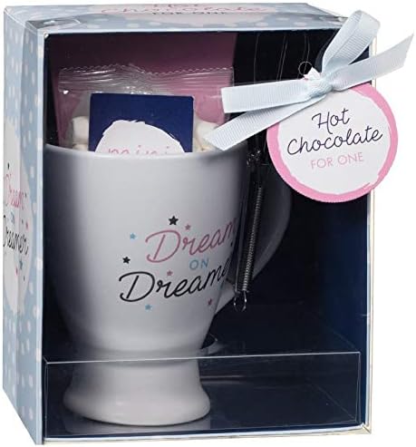 Hot Chocolate for One Hot Choc, Mini Marshmallows & Mug Gift Set - Dreamer