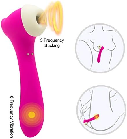 Cli^torial Sucking Toy for Women 9 Sucking Licking Modes Oral Tongue Sucking Vibrating Toy & Simulator with 9 Speed Vibration T-Shirt