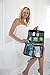 Fishers Finery Extra Large Hanging Toiletry Bag Shower Bag Travel Bag (Black, L)