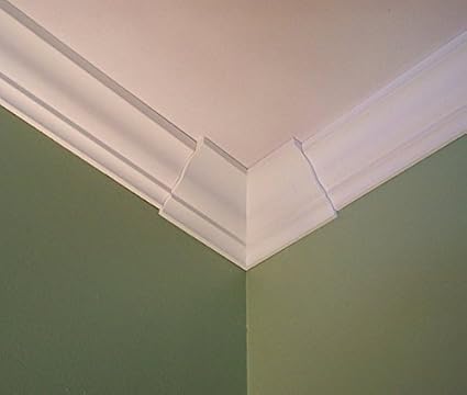 Crown Molding Corner Deco Low Profile Inside Fits 4 1 2 4 5 8