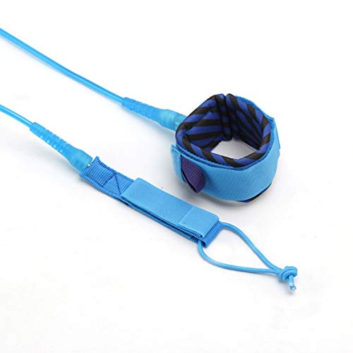 MqbY Surfing Rainbow Series Surf Safety Rope Ankle Leash Surfboard Coiled Stand up Paddle Board Rope Surfing Cord String Accessory