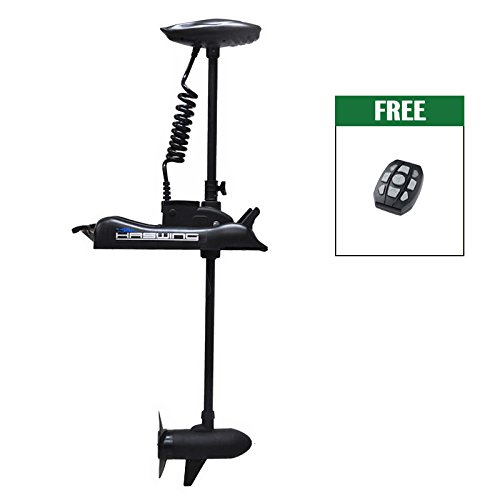 Haswing Cayman 12v 55lbs Bow Mount Electric Trolling Motor Black 48