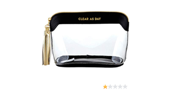 clear toiletry bolsa set