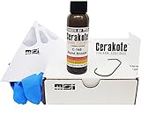  Burnt Bronze C-148 Air Cure, MSI Ceramic Firearm Paint Bundle, includes 6 items: 45ml Ceramic Paint, Strainer, Gloves, Hanging hook, instructions and link to MSI instructional video.