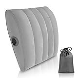 Simptech Lumbar Support Cushion, Portable and Inflatable Lumbar Pillow,Comfort for Car ,Office Chair,Home ,Travel,Camping