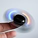 New LED Hand Spinner Fidget Toys, Broloyalty Aluminum Alloy LED Fingertip Gyro Stress Reducer for ADD / ADHD / Anxiety and Autism (Tri-black)