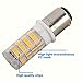 BA15D led bulb 120V Double Bayonet base 5 Watt Warm White 3000K for Sewing Machine Lamp, Non-dimmable (Pack of 4)