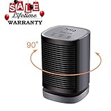 Personal Portable Mini Electric Ceramic Heater, Over-Heat Protection, Tilt-Protection, Multifunctional Rotatable Warm and Natural Wind for Home Office Kitchen and Indoor use