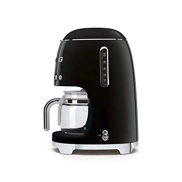 Cafetera de filtro italiana Smeg DCF02BLEU 220v. NEGRO - Imagen 4