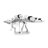 Fascinations Metal Earth Stegosaurus Skeleton 3D Metal Model Kit