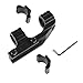 JahyShow 1 inch Cantilever Flat Top Weaver Forward Reach Dual Ring Rifle Scope Mount Solid Black