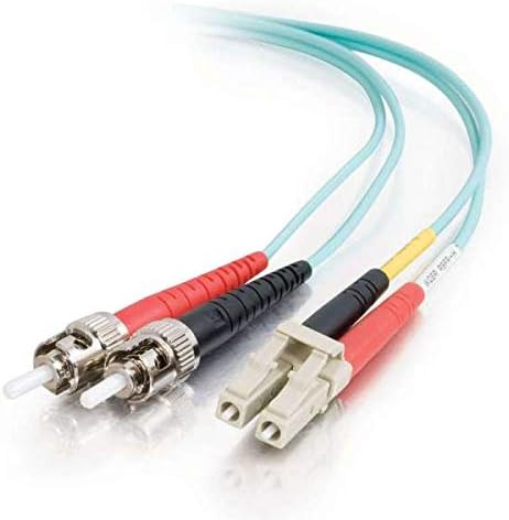 C2G 5m Fibre/Fiber Optic Cable for 10Gb Base-SR and 10GBase-LRM LC/ST 10Gb LSZH Duplex Multimode 50/125 Fibre