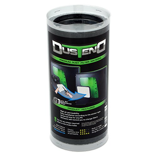 DustEND G1 - Premium dust filter material for PC case/fan 950x155x1mm (Black)