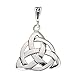 CloseoutWarehouse Sterling Silver Wiccan Triquetra Pendant 16MM