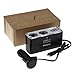 Aokland USB Car Charger, and 2-Socket Cigarette Lighter Power Adapter for iPhone 7 6S Plus 6 Plus 6 5SE 5S 5 5C 4S, Samsung Galaxy S7 S6 Edge