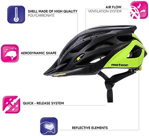 Casque Vélo VTT et VTC Adulte Jeunesse Unisexe Casque de Cyclisme de Réglable de Sport pour BMX Skate Scooter Patines Conçu pour la Sécurité des Utilisateur Marven