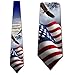 Three Rooker US Flag Ties Mens Eagle Patriotic Necktie