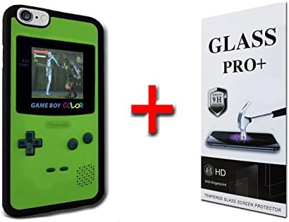 Nintendo Gameboy Color Zelda Funny iPhone 7 TPU Rubber Phone Case and FREE Tempered Glass Screen Protector