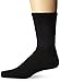 Thorlos Unisex WX Walking Thick Padded Crew Sock, Black, Large