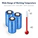 Bingogous CR123A Lithium Battery 3V 1300mAh with PTC Protection Leak Resistant Non-Rechargeable CR123 Batteries for Flashlight Light Meter Toys Torch, Not Fit For Arlo (12-Pack)