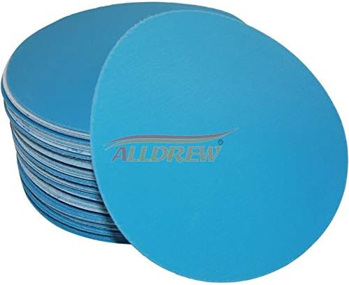 150mm Wet and Dry Sanding Discs 6in Hook and Loop Plain Waterproof 6'' Sandpaper 40-3000 Grit (10, Grit 3000 - Ultra Fine)