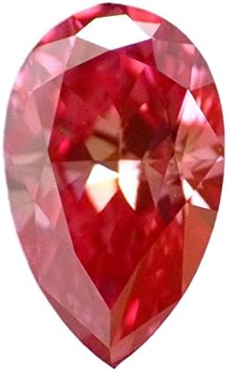 1.00 ct Fancy Deep Pink loose Natural diamond VS2 Pear Shape GIA certified HPHT