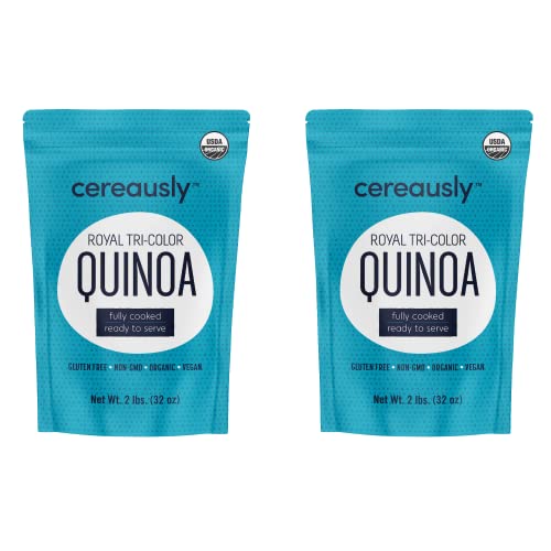 CEREAUSLY Instant Quinoa Delicious FullyCooked Organic Royal Quinoa Ready to Eat Quinoa