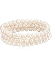 Set of 3 Pearl Stretch Bracelet