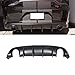 WeifangInspire Rear Lip Bumper Valance Diffuser Fits 2015-2019 Dodge Charger SRT Rear Bumper Diffuser OE Style PP Splitter