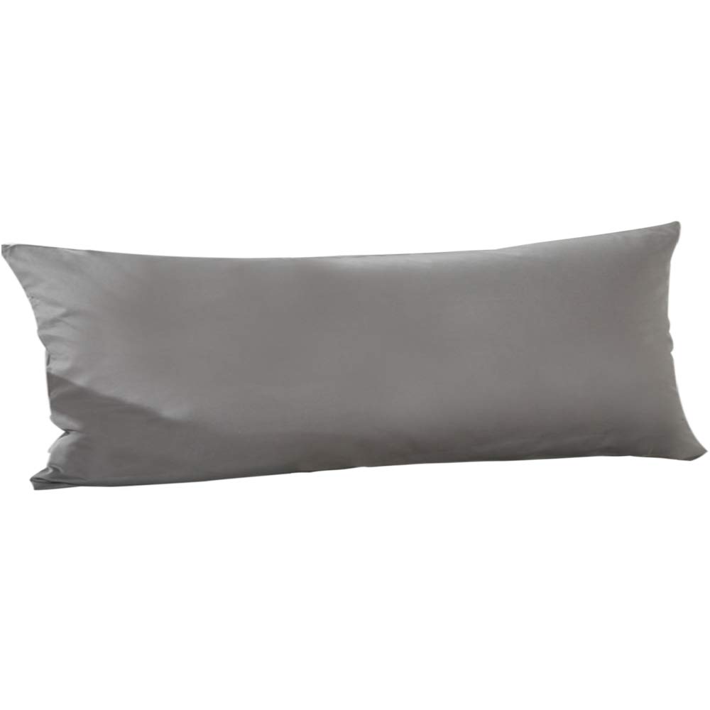 Body Zipper,1 Pillows,Dark YAROO Envelope 300 Pillow x  Cotton Gray. 54 20 Piece,Fits Body Thread Count,Envelope Cases,100% Closed,No