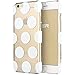 ESR Beat Series Hard Phone Case, Clear Polka Dots