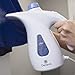 Deneve Garment Steamer, Handheld Clothes Fabric Steam Iron Cleaning for Travel or Home, Includes Clothing Hook & Brush Accessories, Portable and Quick Heating