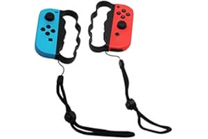 G-DREAMER Switch Boxing Grips Handle Hand Grips with Wrist Straps for Nintendo Switch NS Joycon Controller Gamepad Fitness Boxing