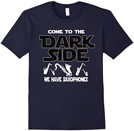 Men's Passionate Saxophone Player - Come To The Dark Side Medium Navy