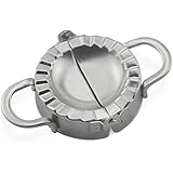 Dumpling Maker, Newness Stainless Steel Dumpling Maker and Dough Press for Home Kitchen, Stainless Steel Dumpling Pie Ravioli Mold Mould Maker Pastry Tool for Cooking, Small Size