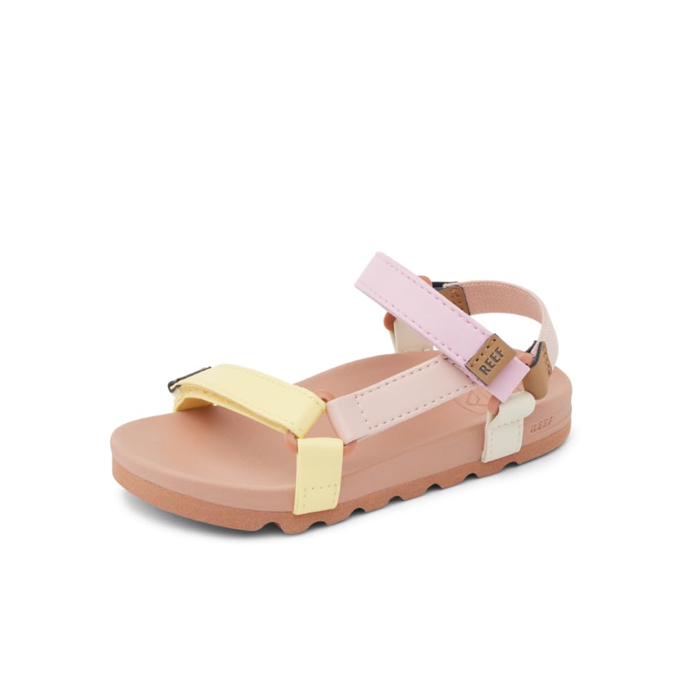 Reef Toddler/Little Kid Rem Hi Platform Sandal, Soft and Supportive Footbed, Adjustable Straps, Multi, 3