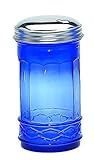 Cobalt Blue Glass Sugar Shaker