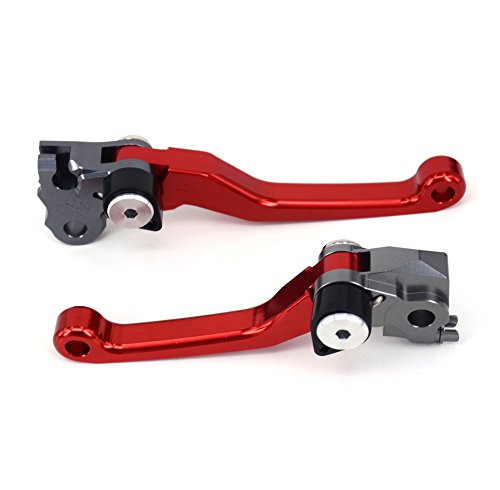 image for JFG RACING Billet Pivot Foldable Clutch Brake Lever For Honda CRF250R 
