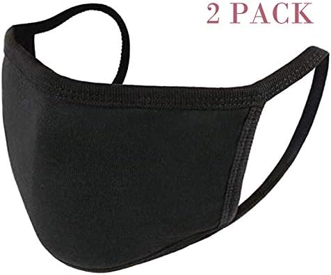 Uniwent Cotton Mouth Mask Anti Dust Mouth Mask,Unisex Black Face Mask Reusable Fashion Mask