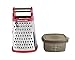 KitchenAid Gourmet 4-Sided Stainless Steel Box Grater with Detachable Storage Container