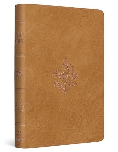 ESV Compact Bible (TruTone, Nubuck Caramel, Wildflower Design): Holy Bible, English Standard Version