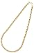 Men's Yellow Gold Tone 9mm Cuban Curb Chain Link Necklace, 18