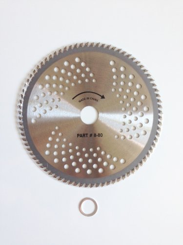 4pk-8"-80t -- Multi-Use Brush Specialty -- RENEGADE BLADE - Carbide Brush Cutter weed eater Blades, 203mm diameter