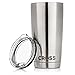 CROSS 20 oz Stainless Steel Travel Tumbler Premium Insulation Double-Wall Rambler Vacuum Insulated Coffee Cup Durable Rust Proof Sweat-Free Design with BPA Free, Dishwasher Safe Lid